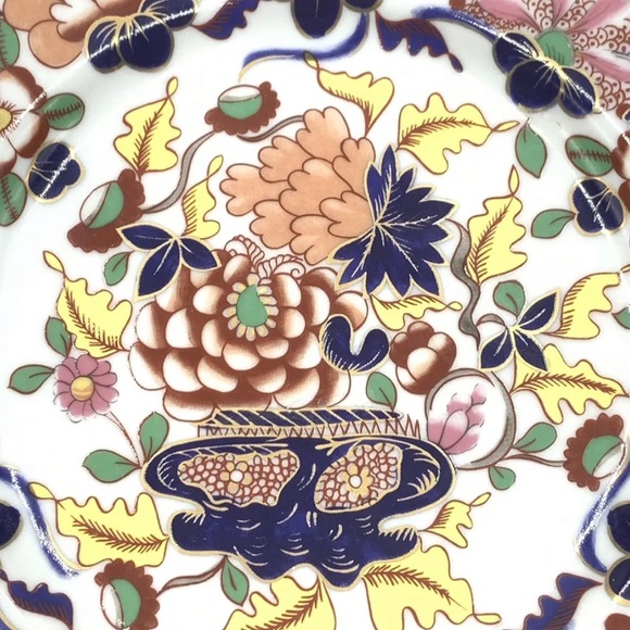 SMITHSONIAN INSITITUTION Classic Imari Plate Andrea By Sadek Approx 8" - Picture 5 of 9